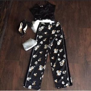 Zara flora slik  pants.